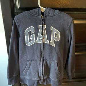 Boys Kids Gap Logo Sherpa Zip Hoodie